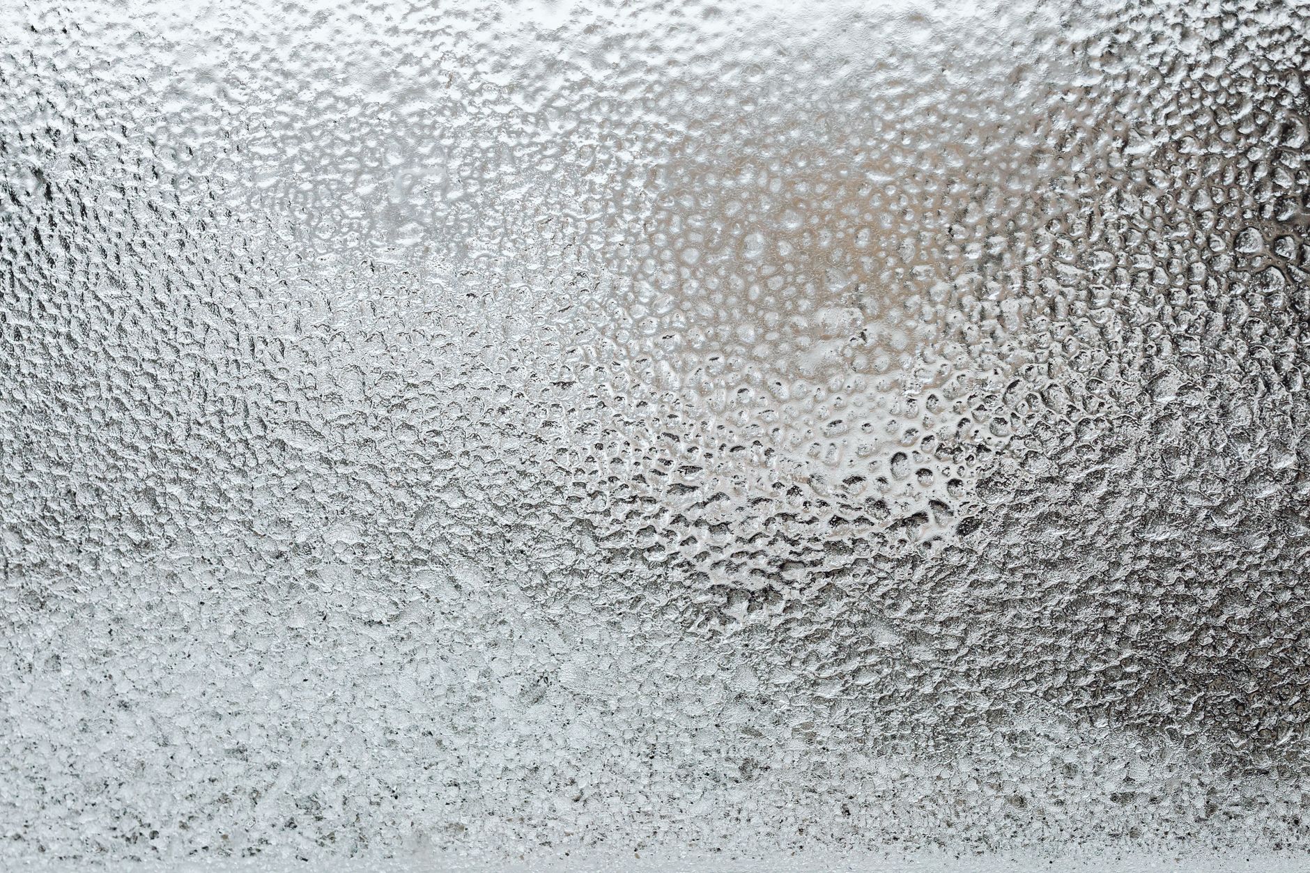 Surface de verre givré en gros plan